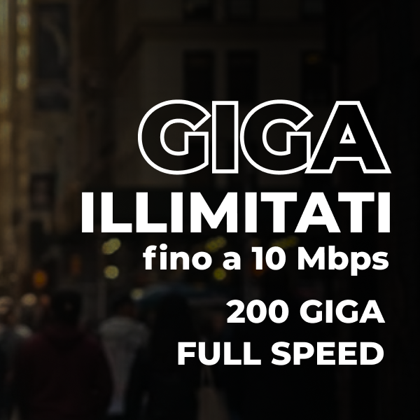 Giga illimitati fino al 31 gennaio